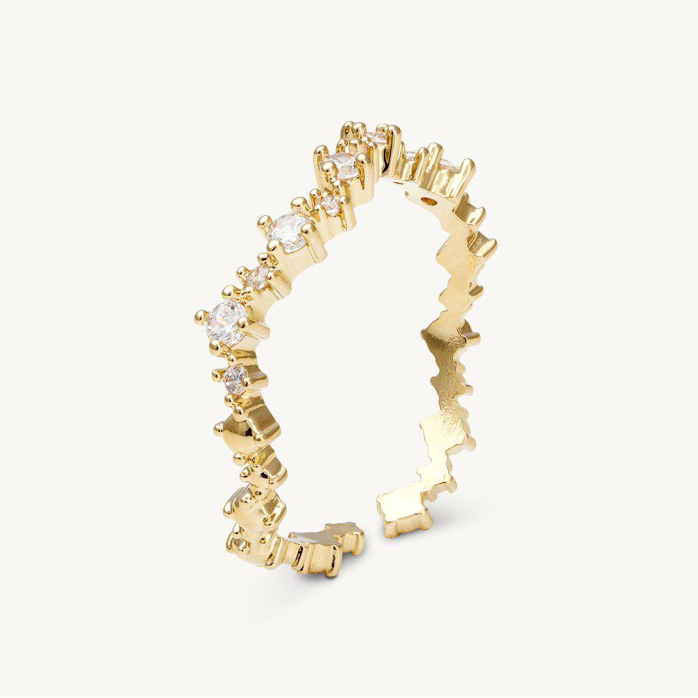 PETITE CAPELLA RING - CRYSTAL GOLD