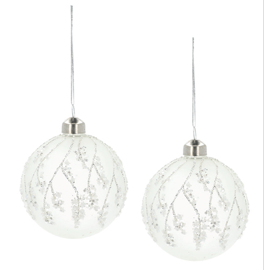 Julkulor Frosty 2-pack, 10 cm