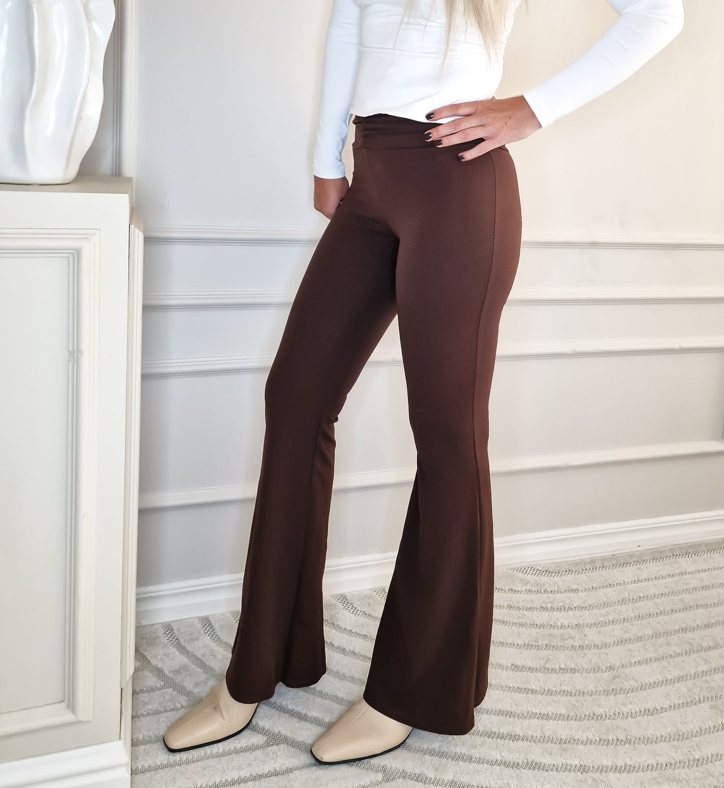 Super stretch byxa Brun