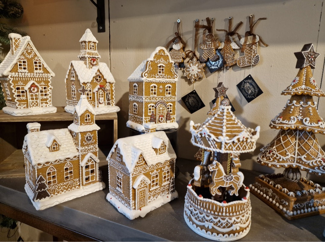 Gingerbread house Led lighting 17 cm