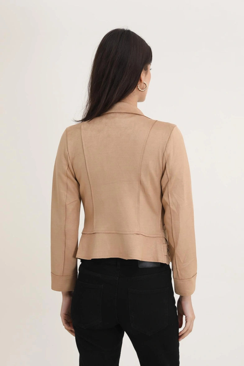 Perfecto mocka JACKET CAMEL