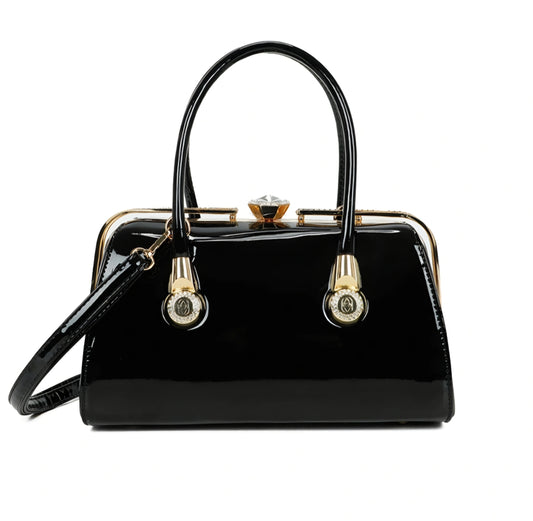 Gallantry Shiny Handbag Svart