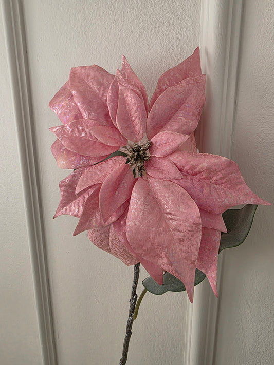 Julstjärna Rosa Shimmer 70 cm