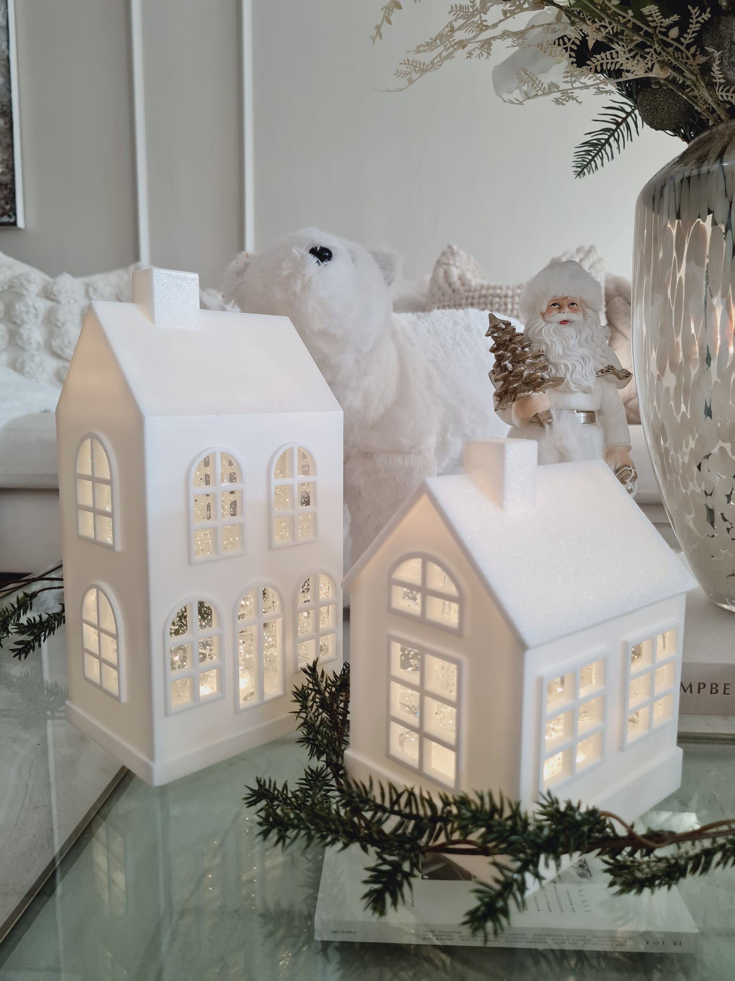 Inomhusdekoration belysning Vinter 16 cm
