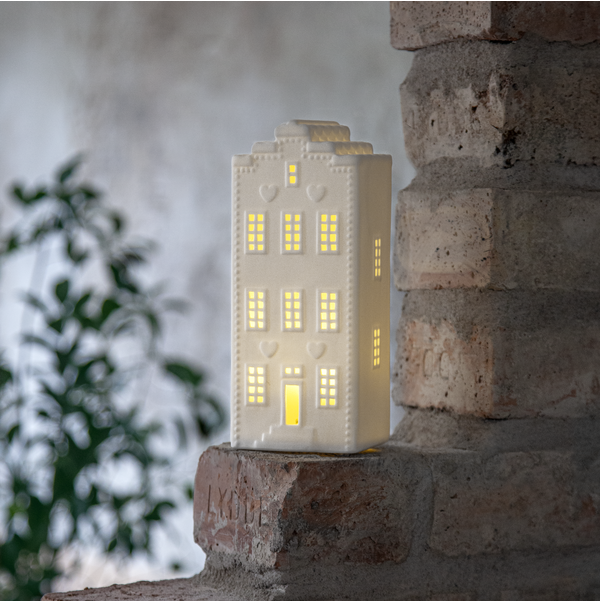 Bordsdekoration VINTER 21 cm Ledbelysning