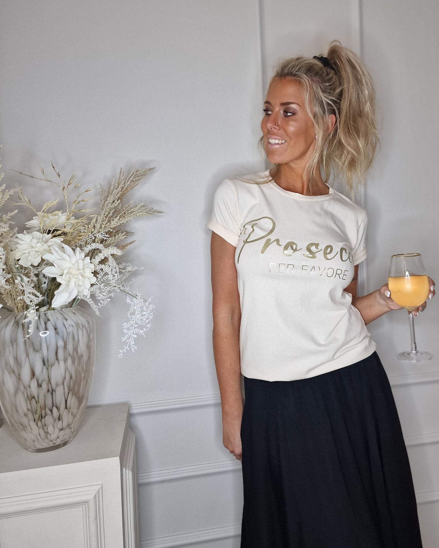 Camiseta Prosecco Beige