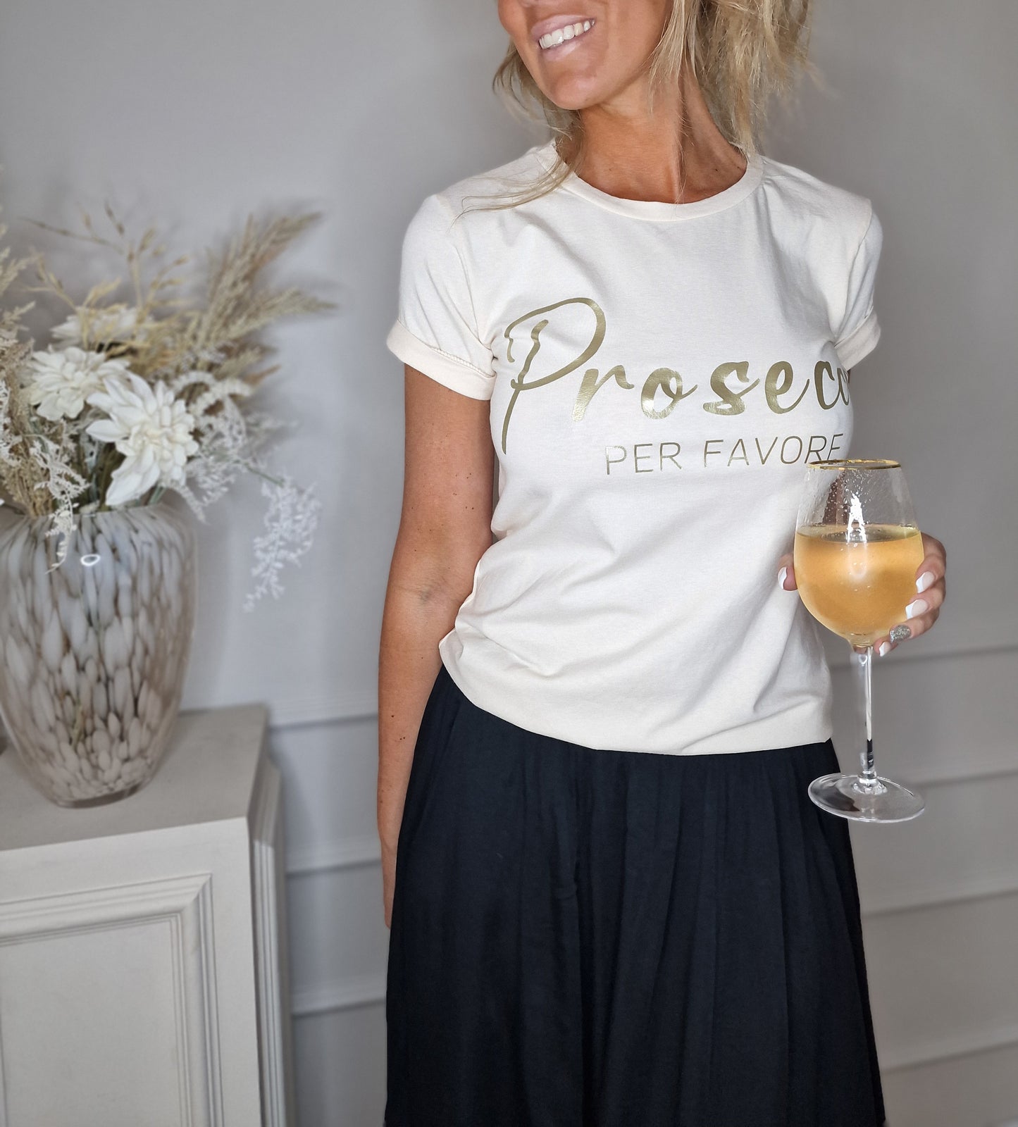Camiseta Prosecco Beige