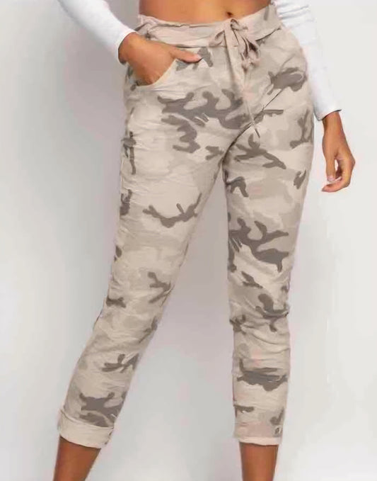 Mirakel byxor Kamouflage Beige