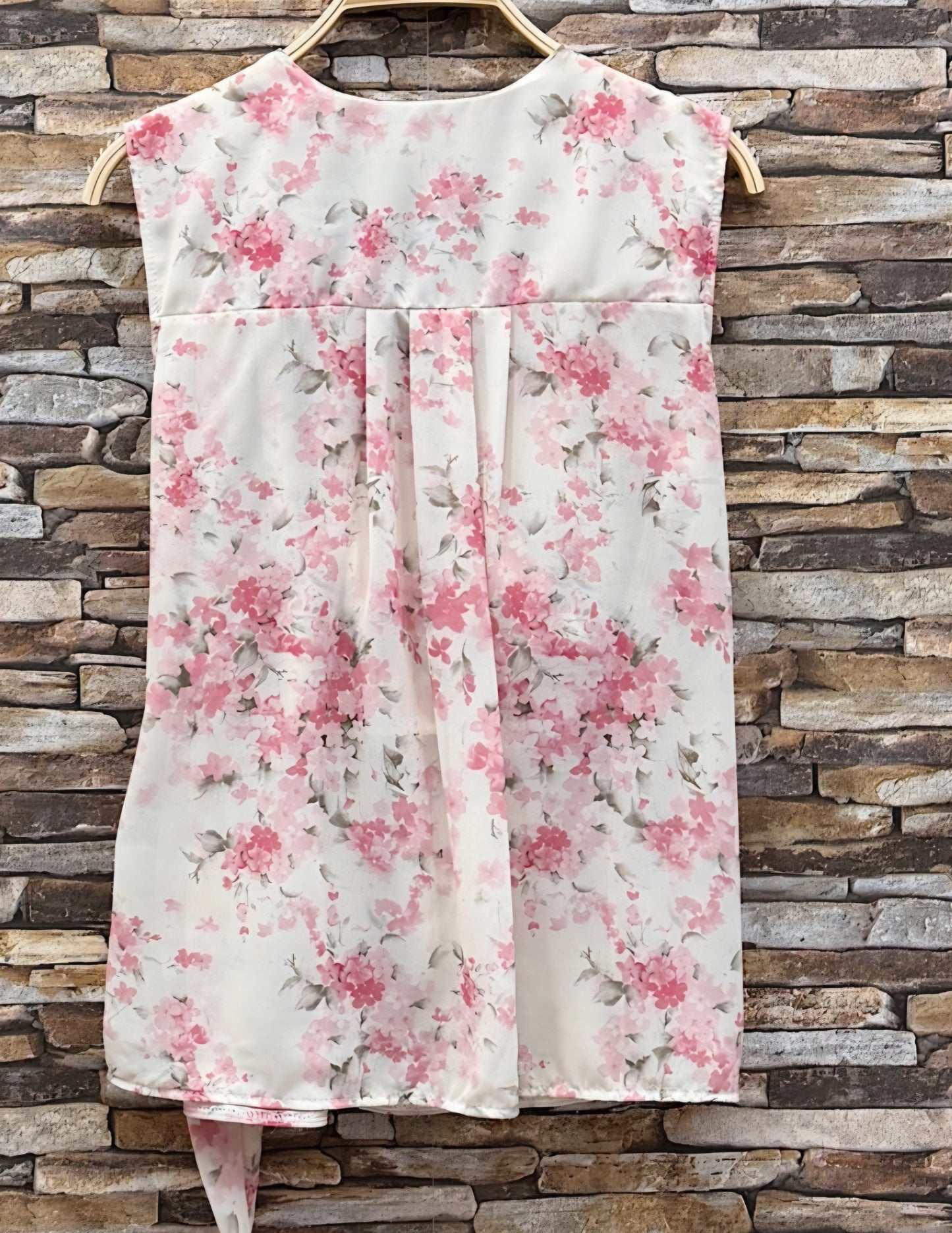 HALARA Blommig blus Rosa
