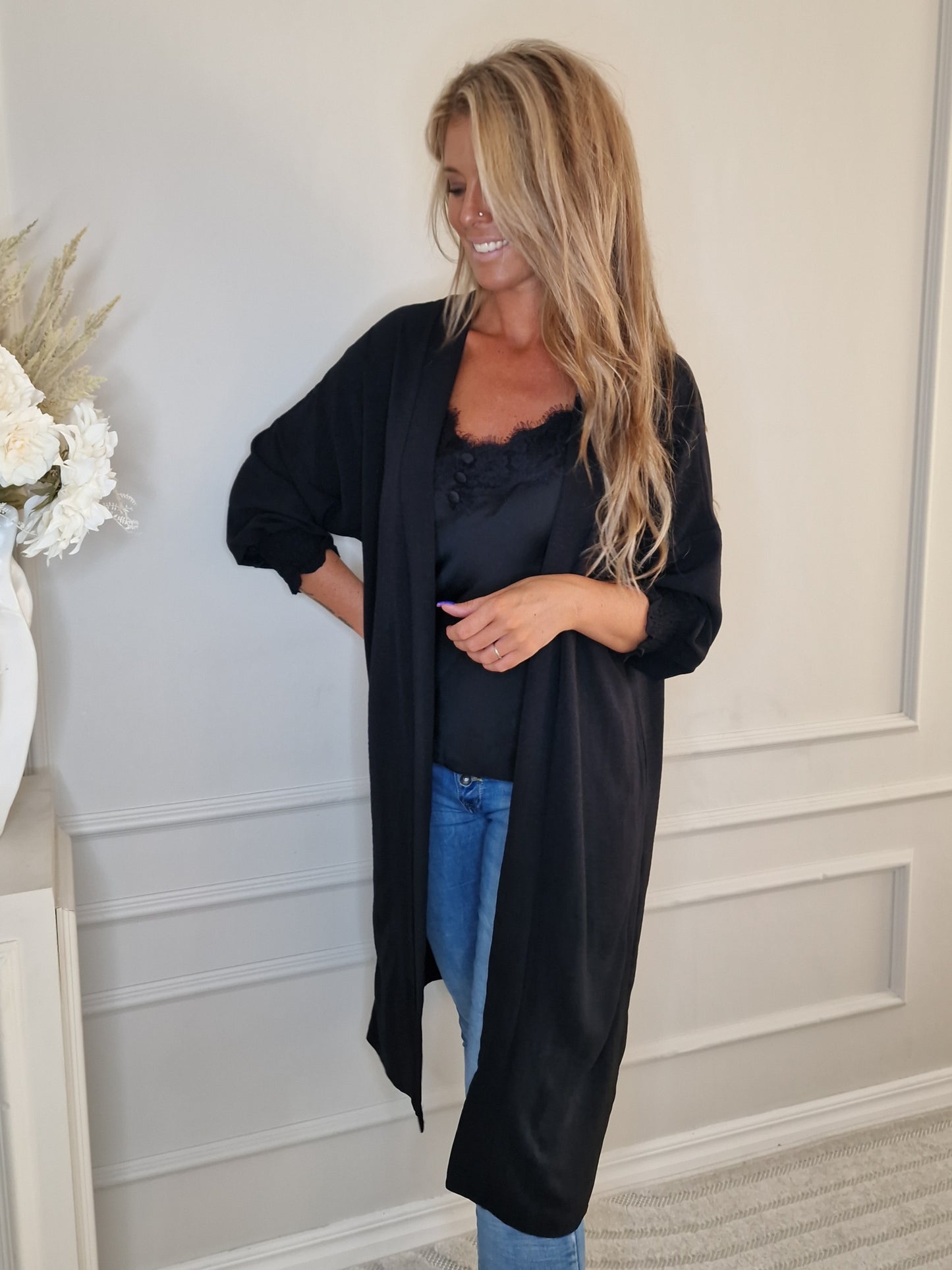 Kimono Julia Svart