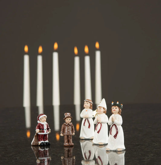 Dekoration Luciatåg 7 cm 5-pack