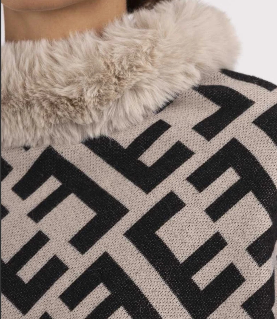 Poncho Sandy Beige