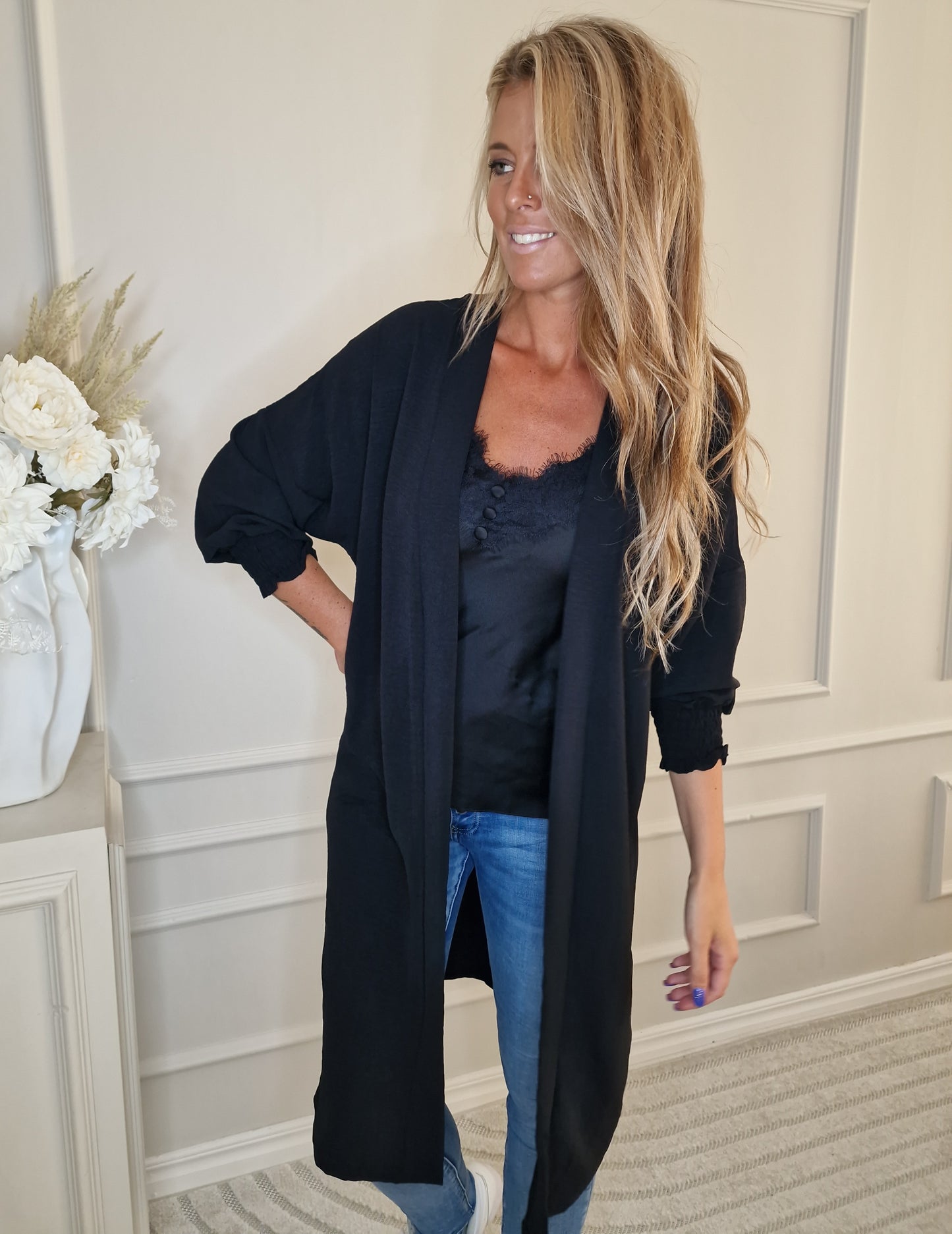 Kimono Julia Svart