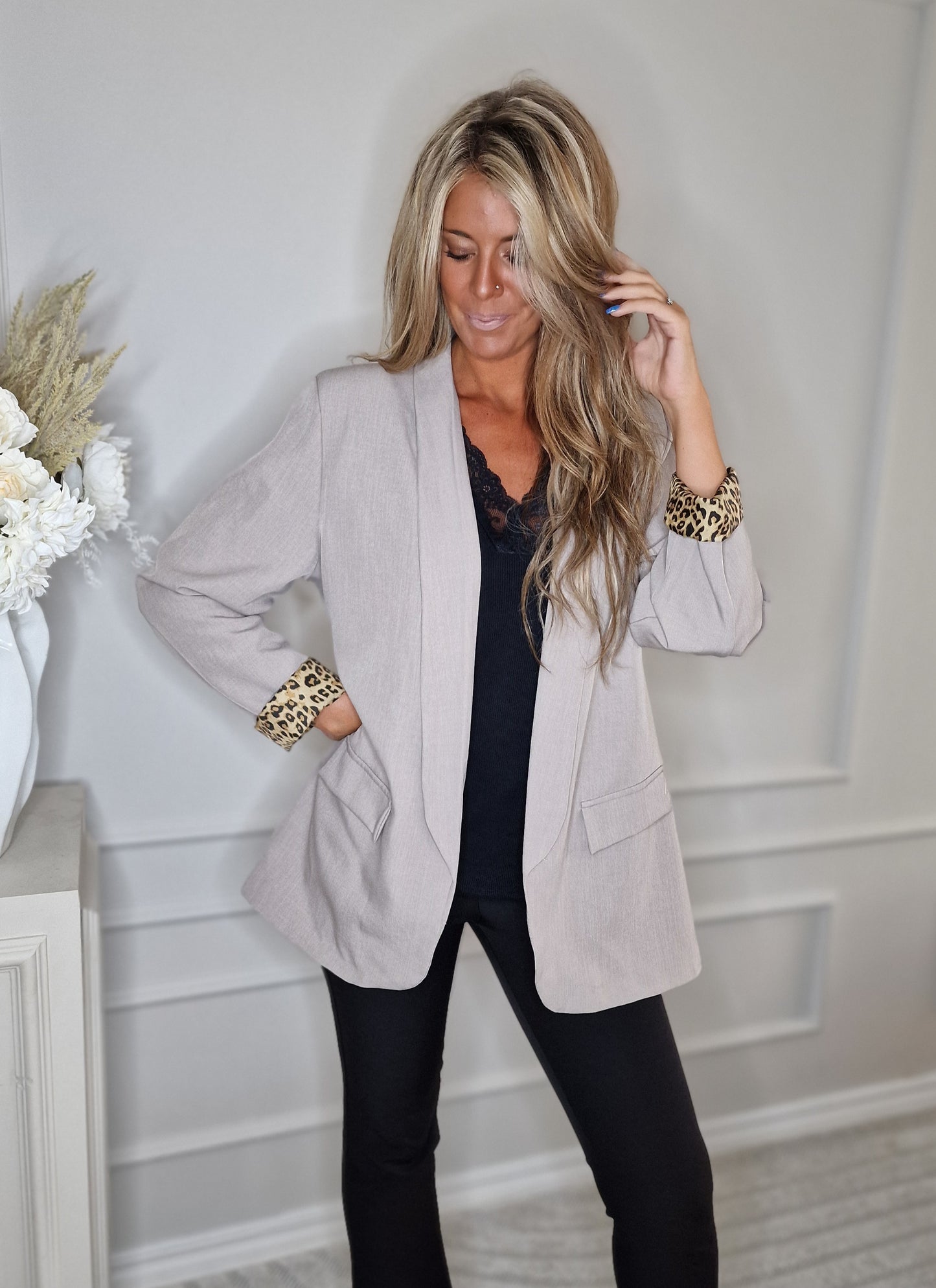 Blazer leopard Taupe
