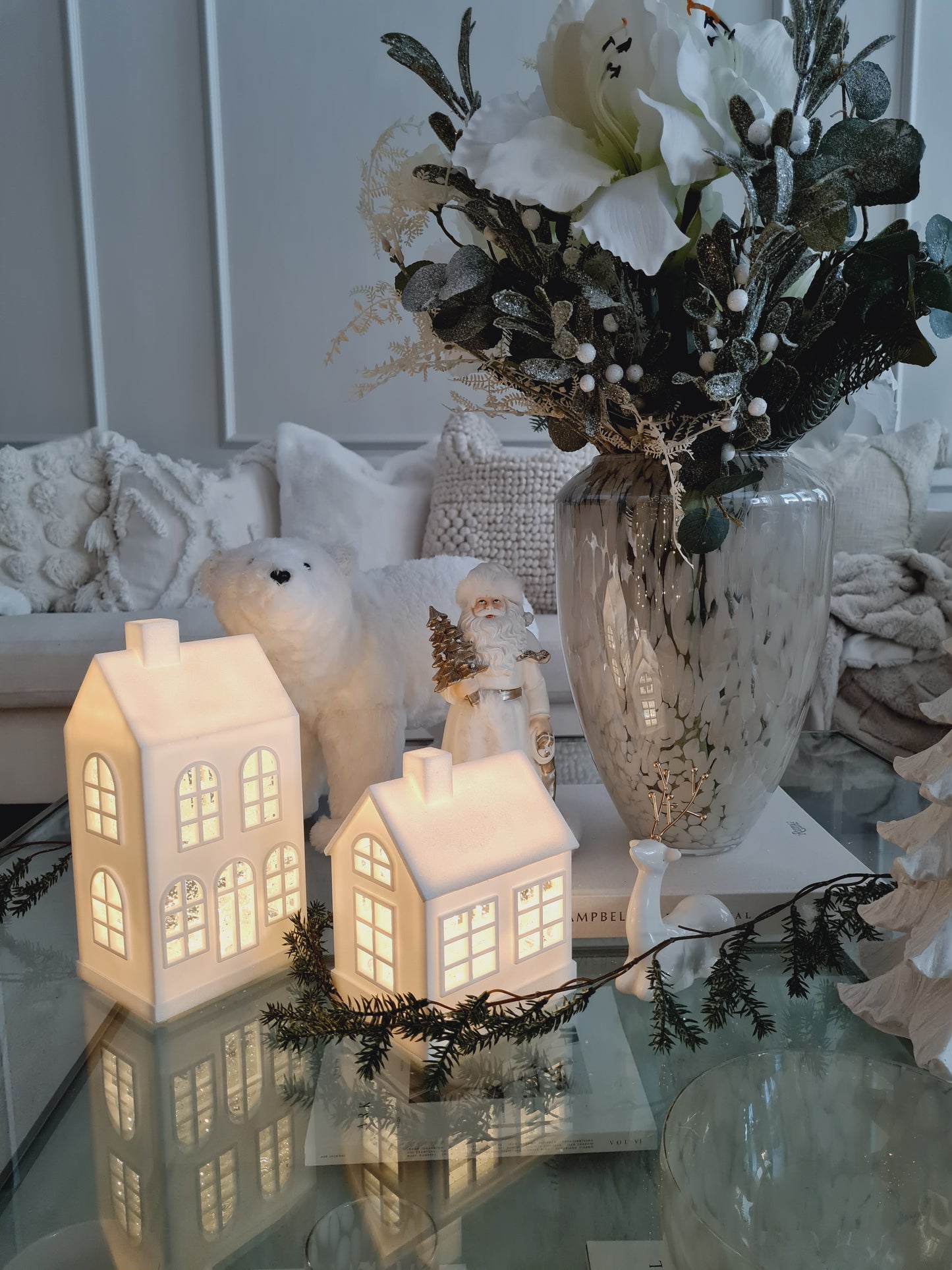 Inomhusdekoration belysning Vinter 16 cm