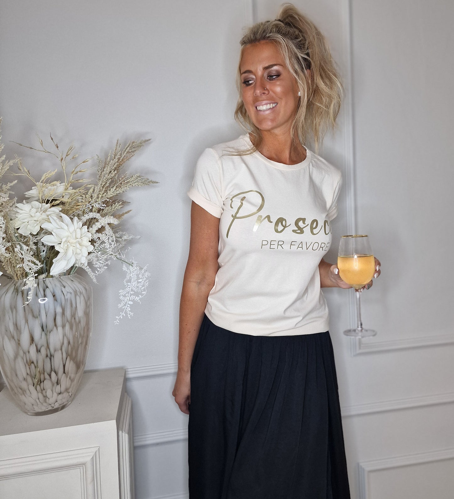 Camiseta Prosecco Beige