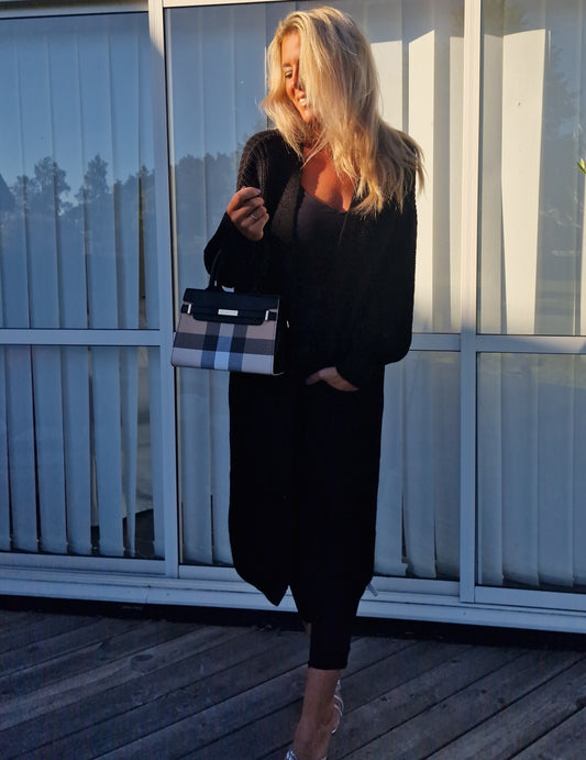 Cardigan lång Penny Svart