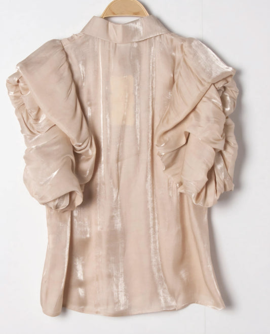 Poplinskjorta Champagne