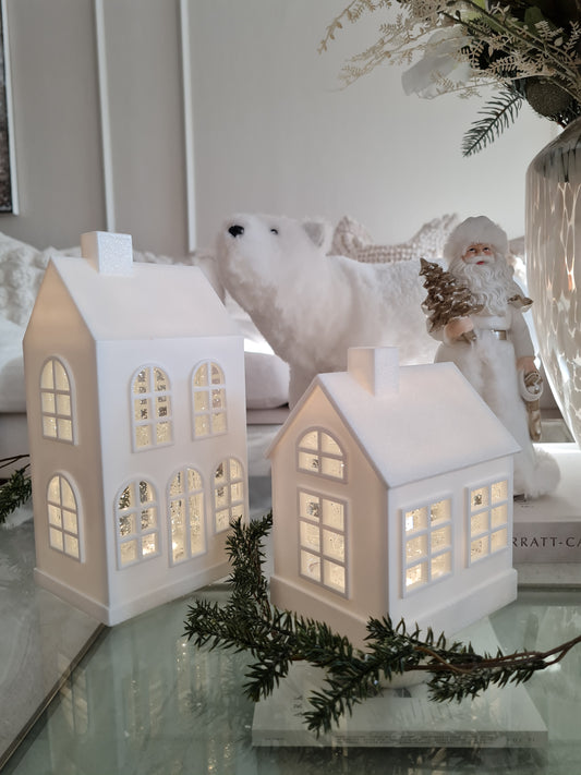 Inomhusdekoration belysning Vinter 22 cm Timer