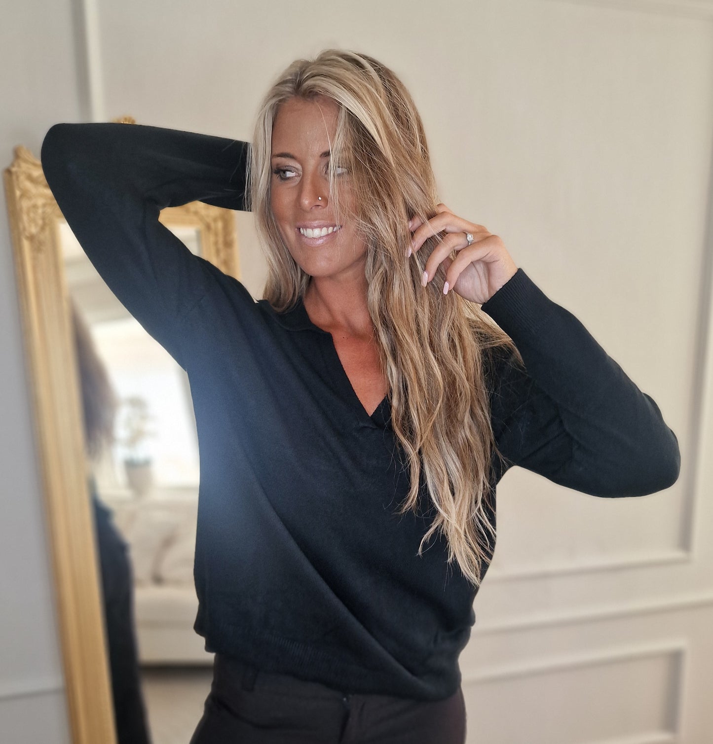 Tröja Elsa Svart