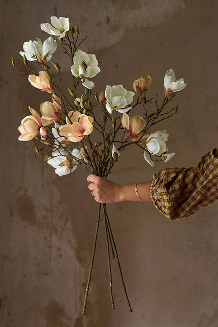 Konst Magnolia Vit 88 cm