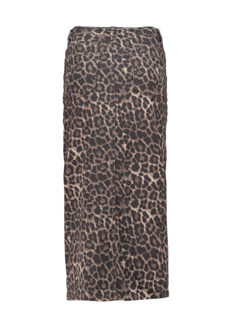 Jeanskjol leopard Palina