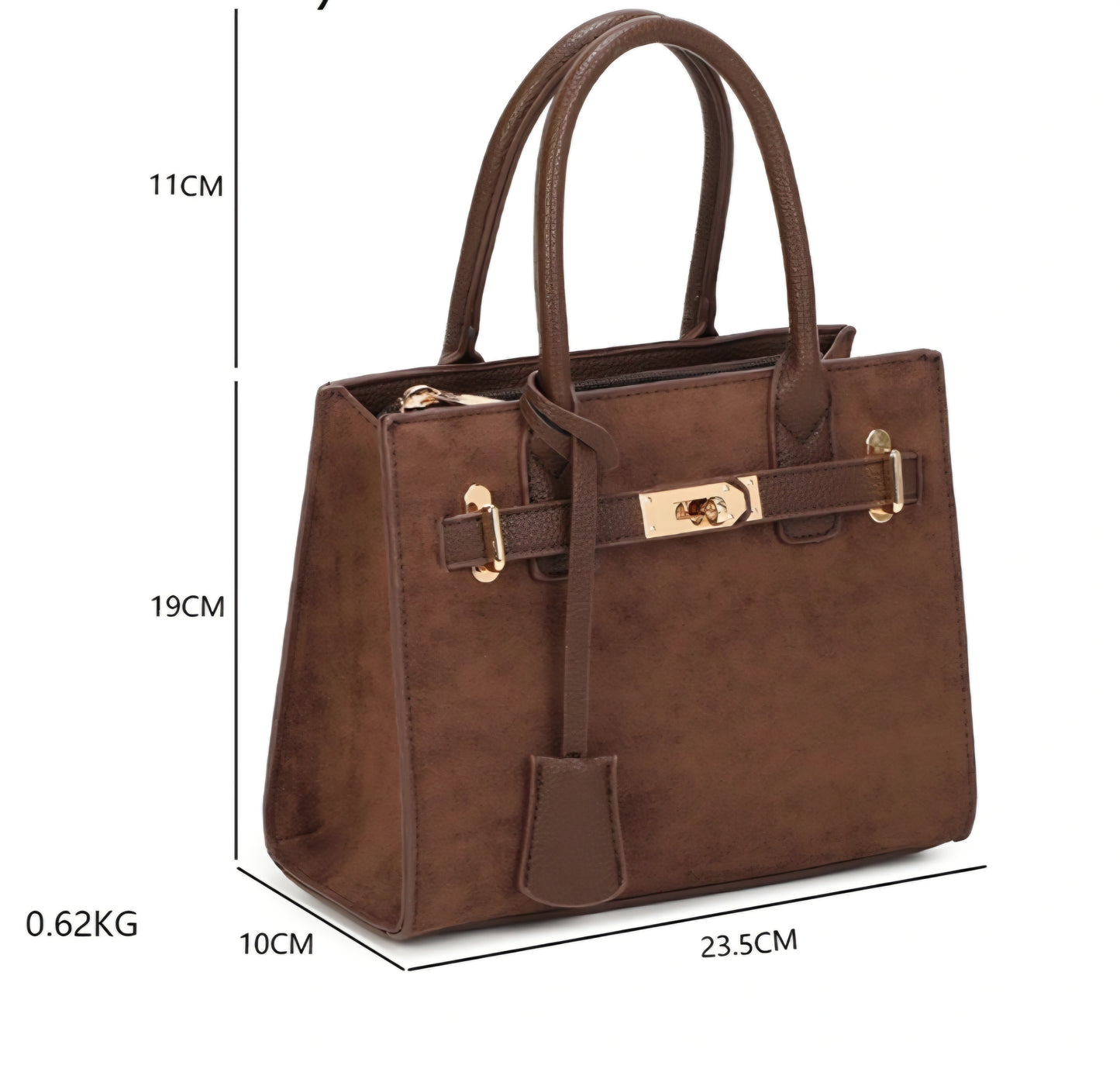 Gallantry mockahandväska Brun