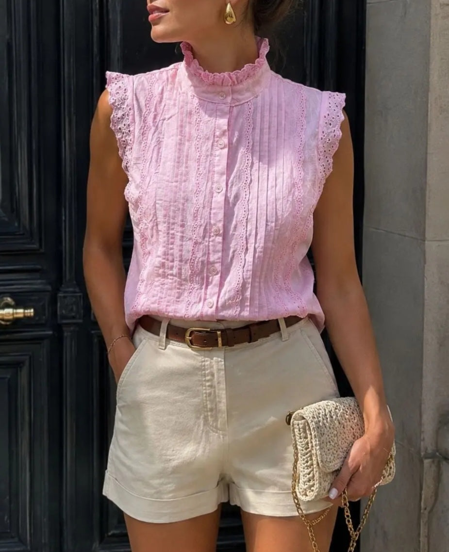 Blus Bianca Rosa