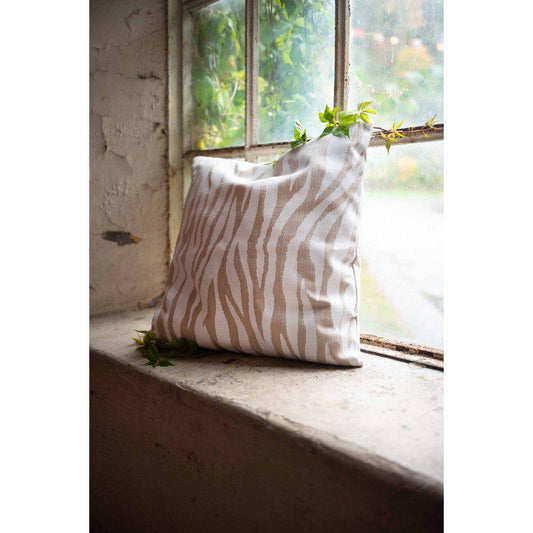Kuddfodral Zebra Beige