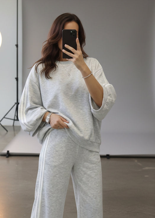 Set, Byxa+Tröja Grå