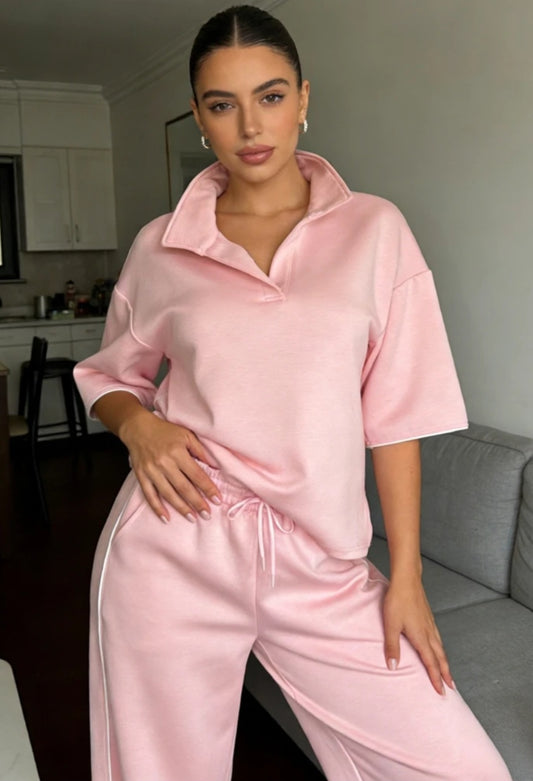 Casual Set med t-shirt+byxor