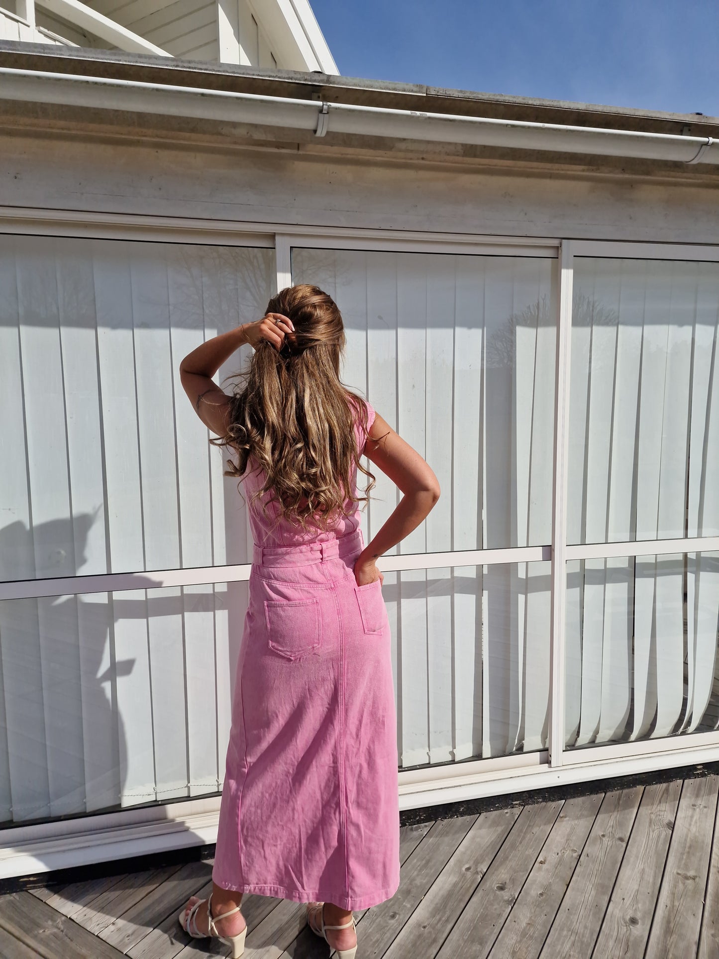 Jeansklänning Pink dream