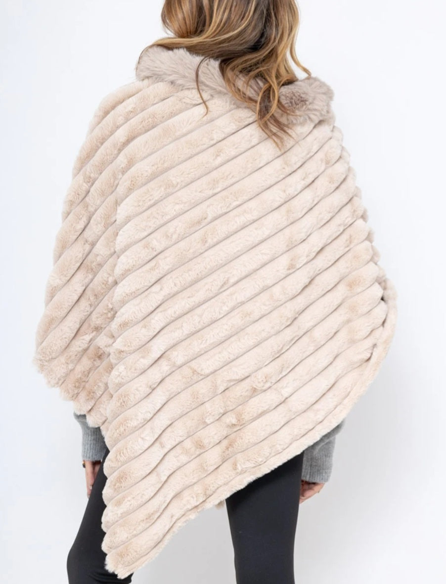Poncho Beige