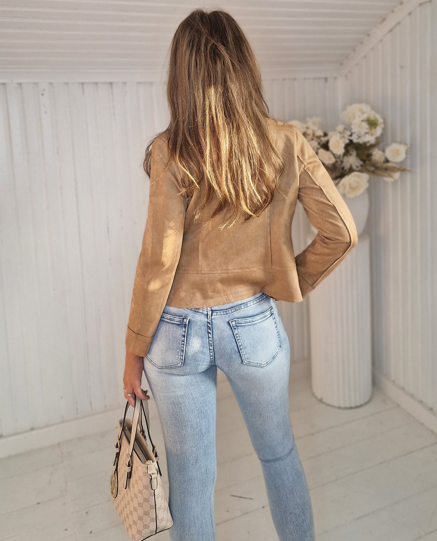 Perfecto mocka JACKET CAMEL