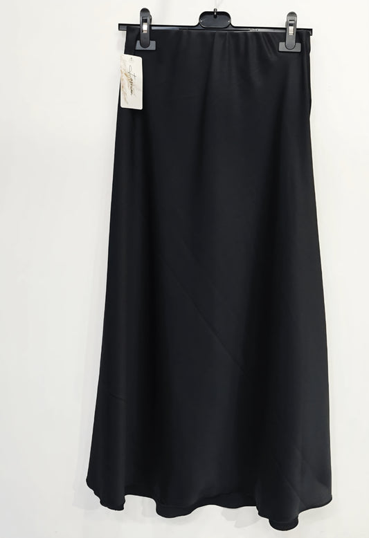 Satinkjol Tina Svart