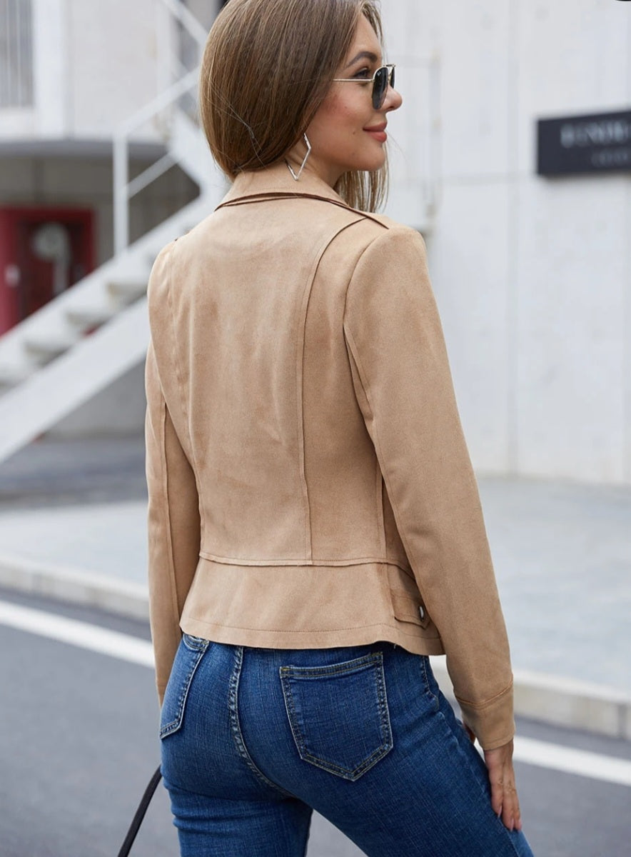 Perfecto mocka JACKET CAMEL