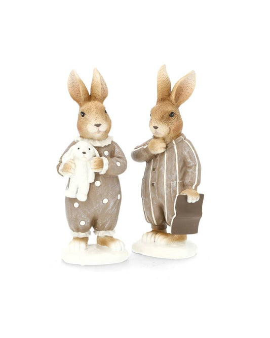 Dekoration Kanin Pyjamas 2-pack, 17 cm