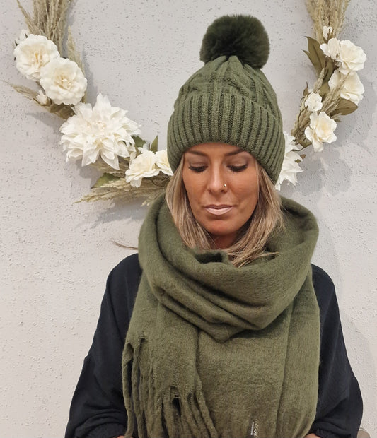 Halsduk Fransar Grön