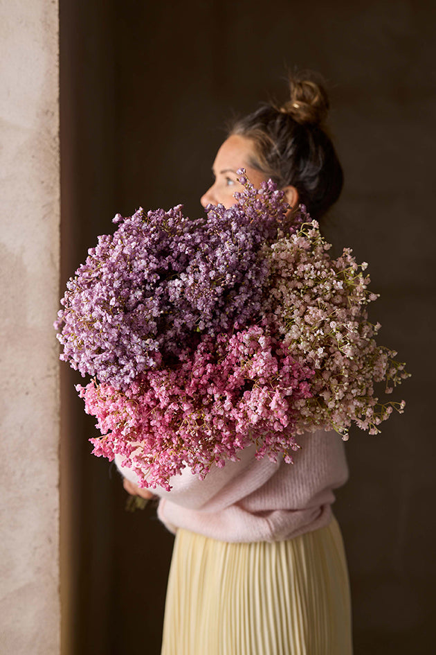 Konst Brudslöja Rosa 70 cm