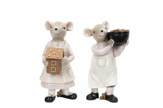 Dekoration Möss Julpyssel
15 cm 2-pack