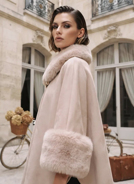 Poncho Kappa Alexandra Beige