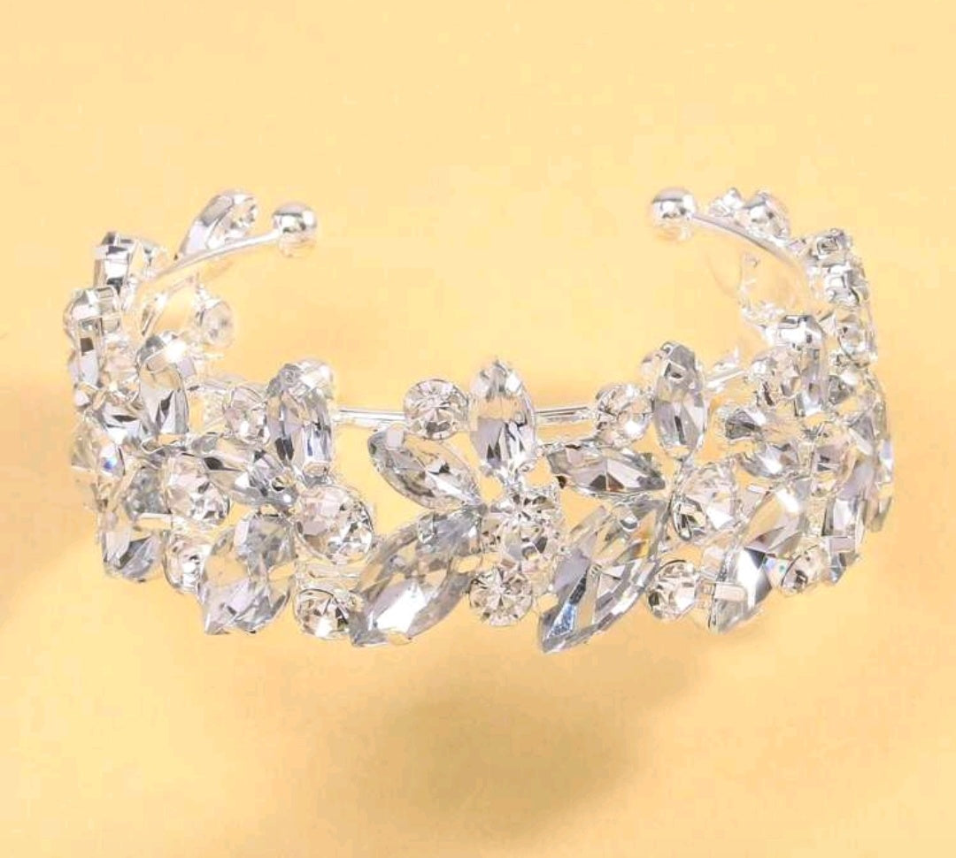 Armband Strass Silver
