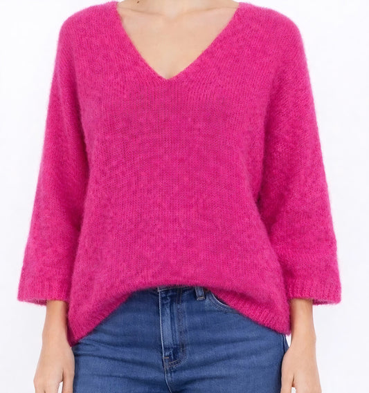 Mysig tröja Malina Cerise