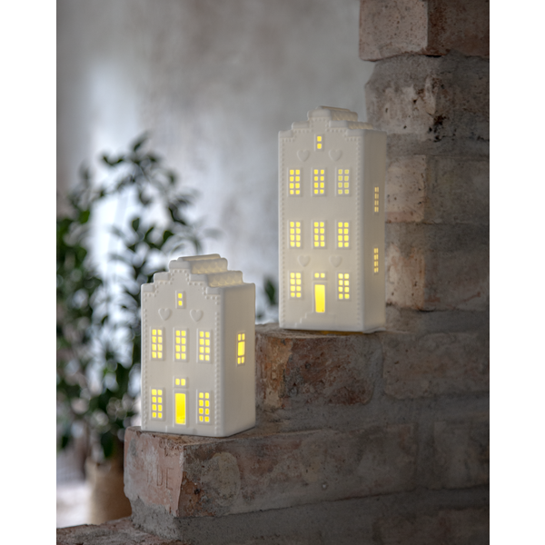 Bordsdekoration VINTER 16 cm Ledbelysning