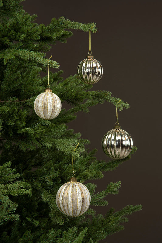 Glass ball Embla 8cm 4-PACK