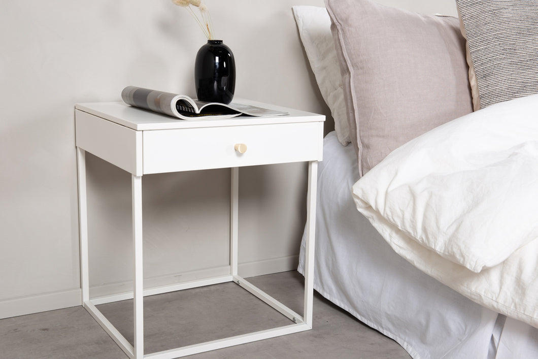 Bedside table BAKAL 41x43 White