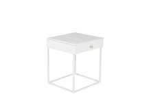 Load image into Gallery viewer, Bedside table BAKAL 41x43 White
