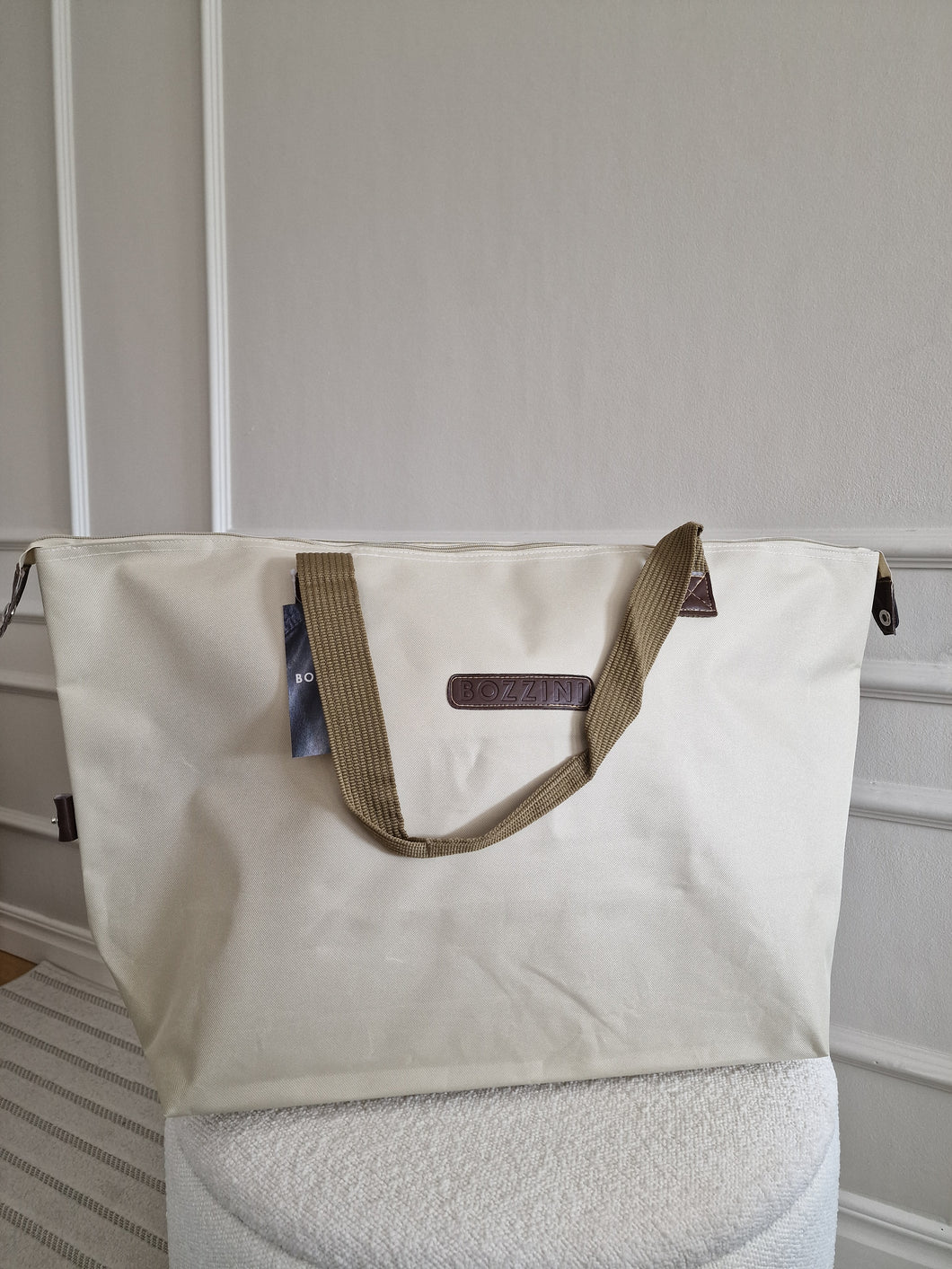 Bag BOZZINI beige with handle