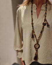 Ladda upp bild till gallerivisning, Halsband Tassel Brun
