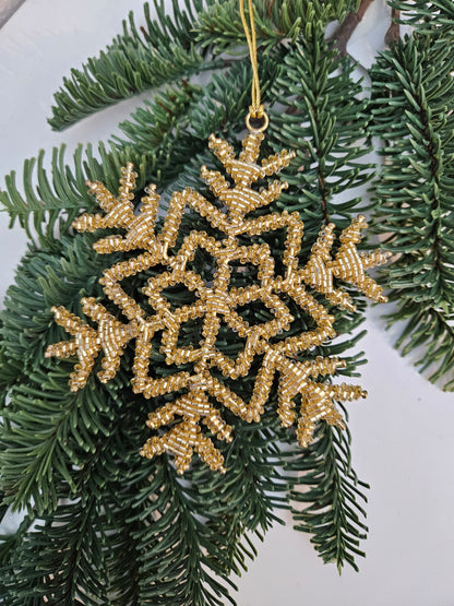 Snöflinga Bella Guld 13cm